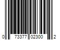 Barcode Image for UPC code 073377023002