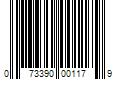 Barcode Image for UPC code 073390001179