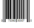 Barcode Image for UPC code 073393000070