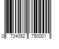 Barcode Image for UPC code 0734052750001