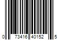 Barcode Image for UPC code 073416401525