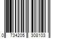 Barcode Image for UPC code 0734205308103