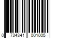 Barcode Image for UPC code 0734341001005