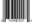 Barcode Image for UPC code 073436000074