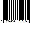 Barcode Image for UPC code 0734494012194