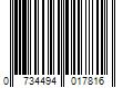 Barcode Image for UPC code 0734494017816