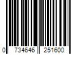 Barcode Image for UPC code 0734646251600