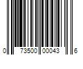 Barcode Image for UPC code 073500000436