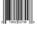 Barcode Image for UPC code 073502027998