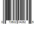 Barcode Image for UPC code 073502042625