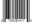 Barcode Image for UPC code 073502044179