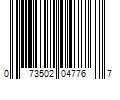 Barcode Image for UPC code 073502047767