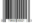 Barcode Image for UPC code 073600000213