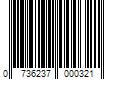 Barcode Image for UPC code 0736237000321