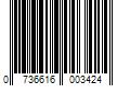 Barcode Image for UPC code 0736616003424