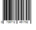 Barcode Image for UPC code 0736712451792