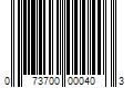 Barcode Image for UPC code 073700000403