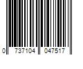 Barcode Image for UPC code 0737104047517