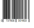 Barcode Image for UPC code 0737508001603