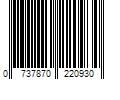 Barcode Image for UPC code 0737870220930