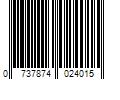 Barcode Image for UPC code 0737874024015