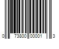 Barcode Image for UPC code 073800000013