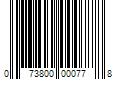 Barcode Image for UPC code 073800000778