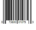 Barcode Image for UPC code 073800010753