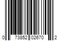 Barcode Image for UPC code 073852026702