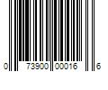 Barcode Image for UPC code 073900000166