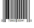 Barcode Image for UPC code 073900000418