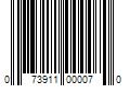 Barcode Image for UPC code 073911000070