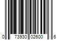 Barcode Image for UPC code 073930026006