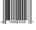 Barcode Image for UPC code 073999400267