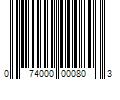 Barcode Image for UPC code 074000000803