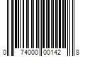 Barcode Image for UPC code 074000001428