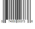 Barcode Image for UPC code 074000003736