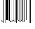 Barcode Image for UPC code 074000005891