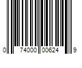 Barcode Image for UPC code 074000006249