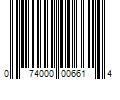 Barcode Image for UPC code 074000006614