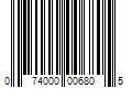 Barcode Image for UPC code 074000006805