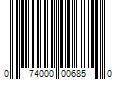 Barcode Image for UPC code 074000006850