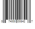 Barcode Image for UPC code 074000008427