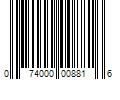 Barcode Image for UPC code 074000008816