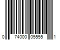 Barcode Image for UPC code 074000055551