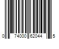 Barcode Image for UPC code 074000620445