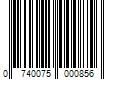 Barcode Image for UPC code 0740075000856