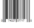 Barcode Image for UPC code 074027077178