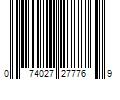 Barcode Image for UPC code 074027277769