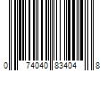 Barcode Image for UPC code 074040834048